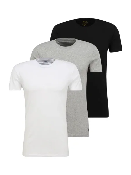 Polo Ralph Lauren Majica Spring Start pegasto siva / črna bela