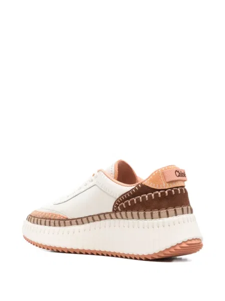 Sneakerși Chloé Nama alb