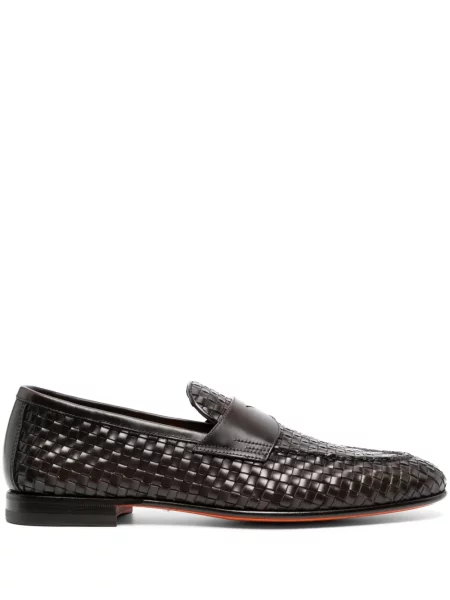Pantofi loafer Santoni maro