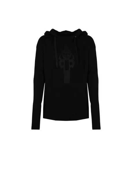 Bluza z kapturem La Haine Inside Us z kapturem z nadrukiem czarna