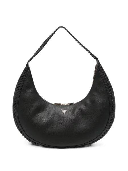 Geantă Guess țesută negru