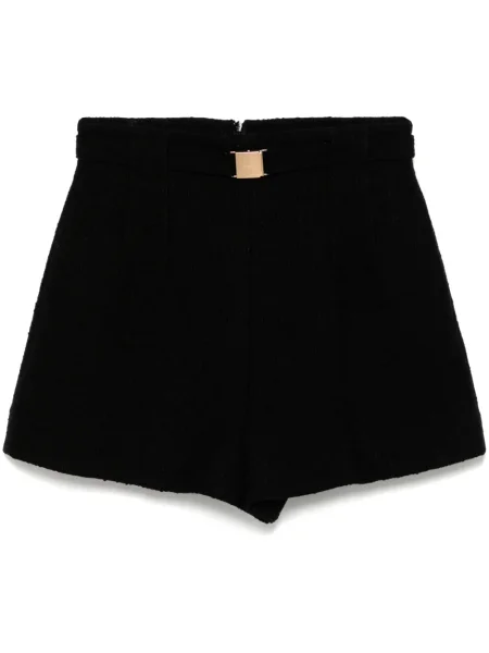 Szorty Juun.j z wysoką talią czarne