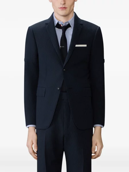 Sacou Thom Browne cu dungi albastru