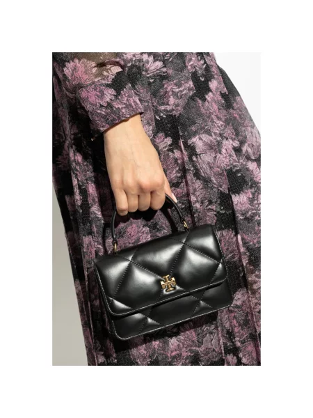 Portfel Tory Burch skórzany czarny