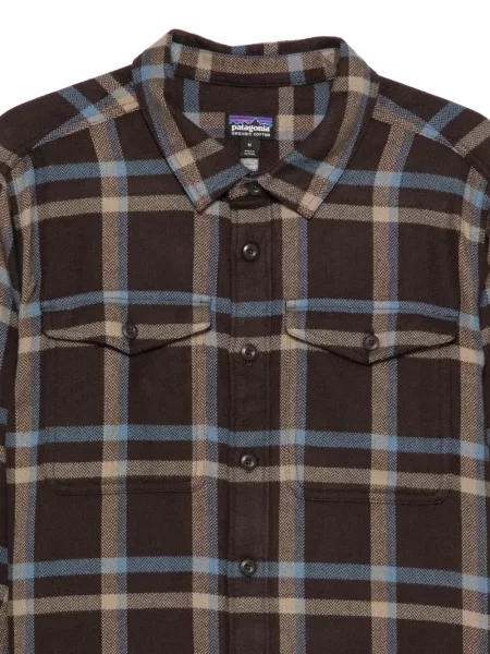 Cămașă Patagonia de flanelă maro