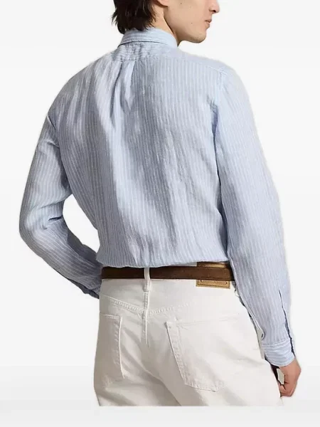 Csíkos hosszú ing Polo Ralph Lauren kék