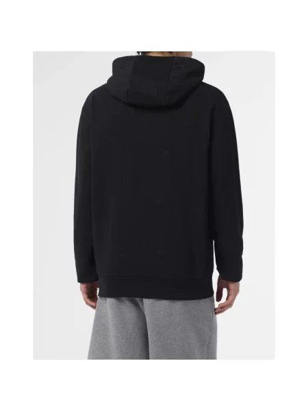 Bluza z kapturem Philipp Plein z kapturem czarna