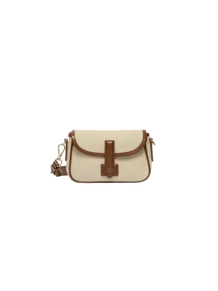 Torebka crossbody Weekend Max Mara beżowa