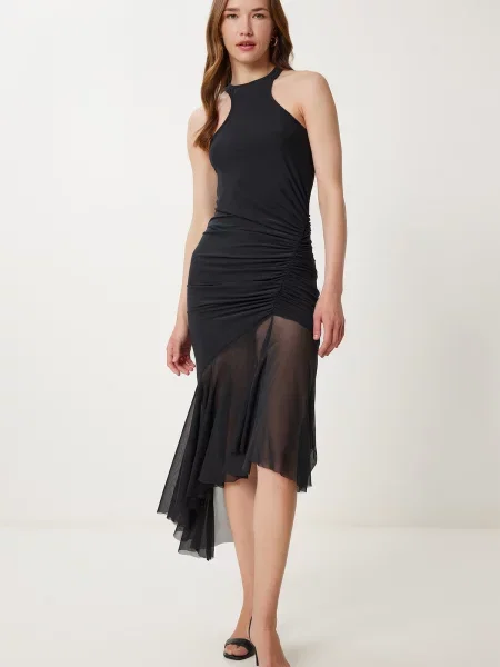 Happiness İstanbul Rochie de cocktail negru