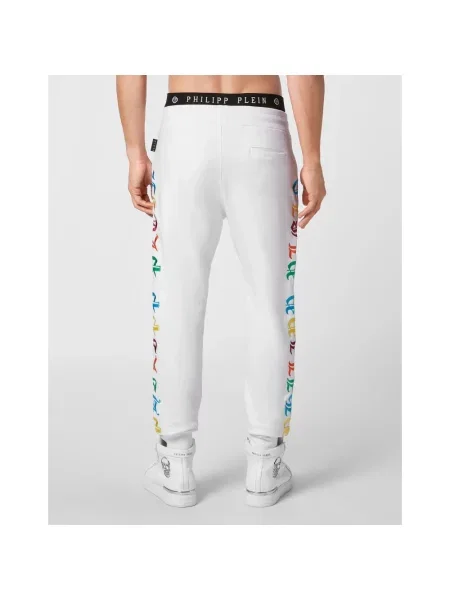 Spodnie dresowe Philipp Plein do biegania białe