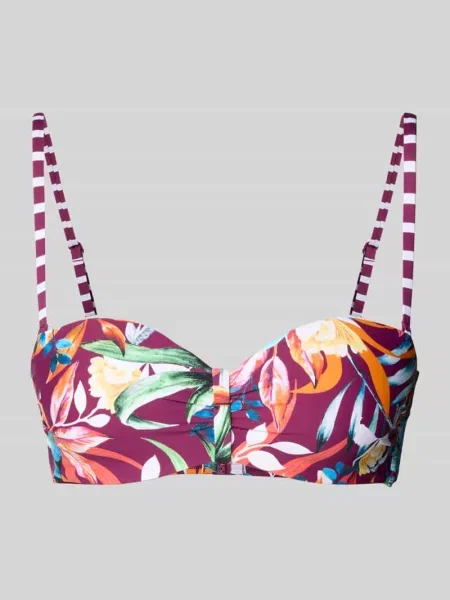 Góra od bikini we wzór na całej powierzchni model Cadu' Venice Beach