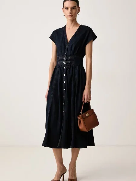 Morgan rochie din denim