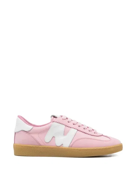 Sneakerși Msgm din piele roz