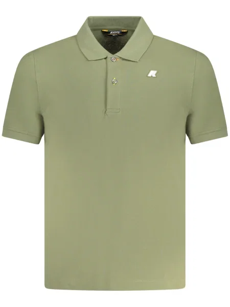 Polo K-way cu mâneci scurte verde