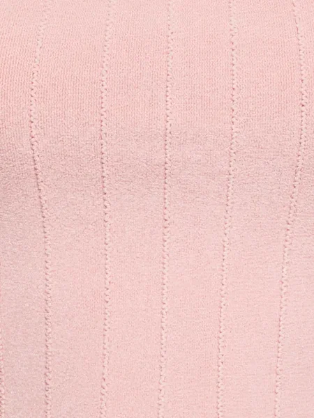 Pletena odgovarati haljina Hunza G ružičasta