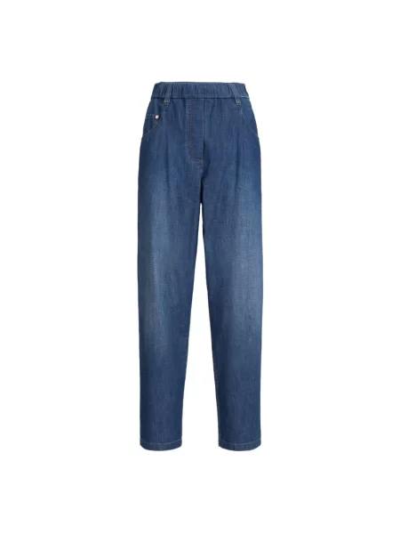 Jeansy Brunello Cucinelli niebieskie