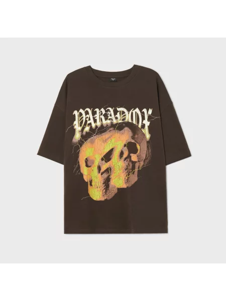 Футболка Cropp коричневая