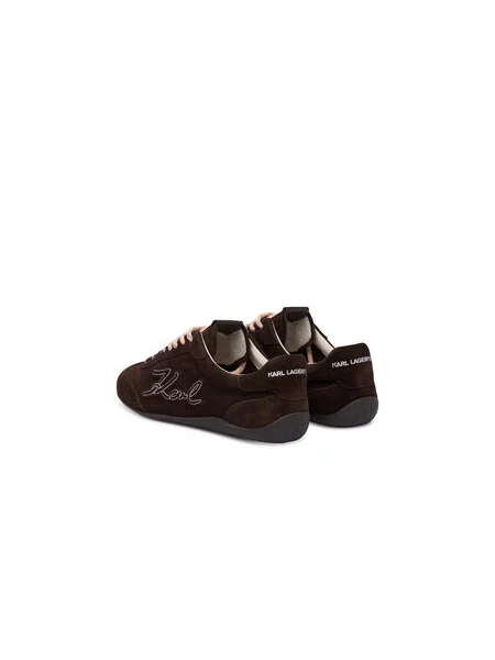 KARL LAGERFELD Sneakersy Hnedá biela