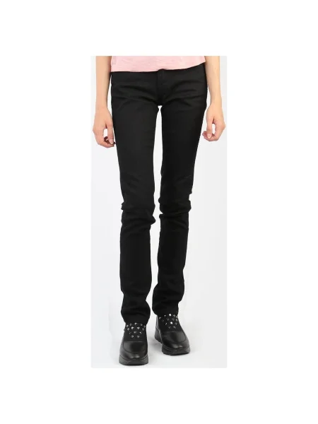 Blugi skinny Wrangler negru