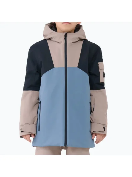 Gyerek snowboard kabát 4F light brown. Méret: barna