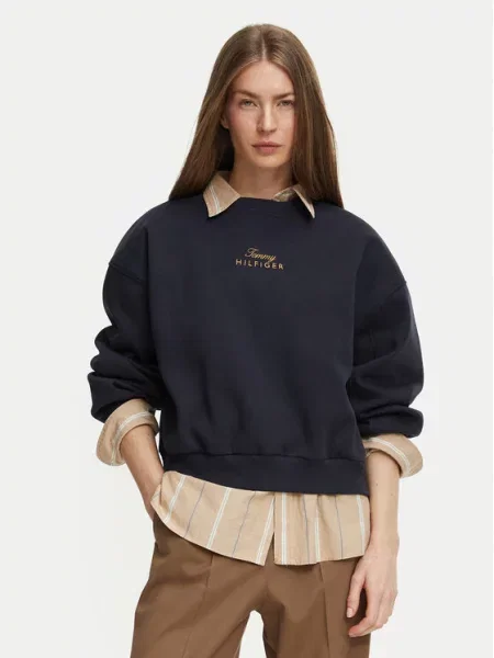 Tommy Hilfiger Džemperis mėlyna