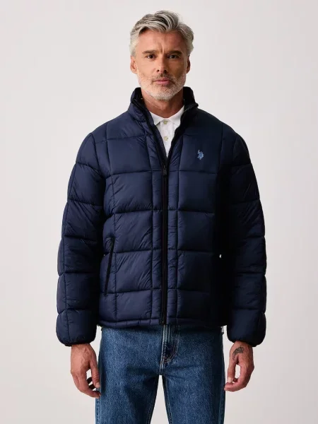U.S. Polo Assn. prešívaná bunda pánska BOX QUILT PUFFER