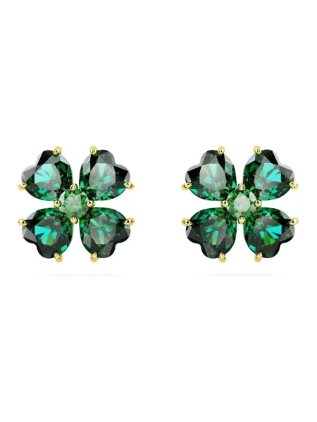 Kolczyki Swarovski żółte