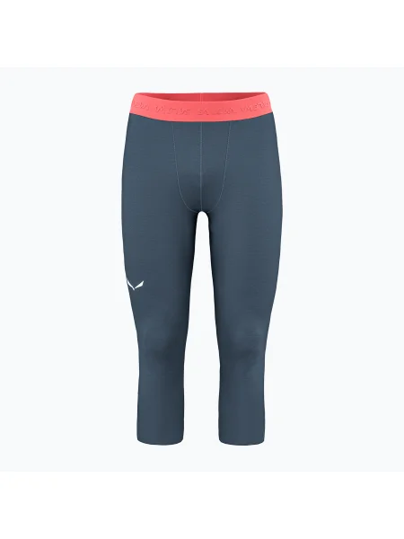 Pantaloni termoactivi pentru bărbați Salewa Cristallo Warm AMR dark denim