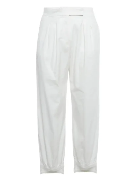 Pantaloni Max Mara plisate alb