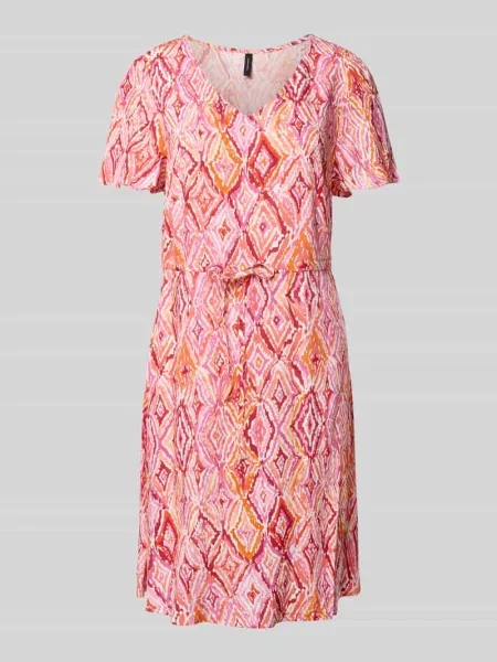Taliowana sukienka casualowa z czystej model EASY JOY' Vero Moda różowa