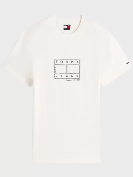 Футболка Tommy Jeans біла