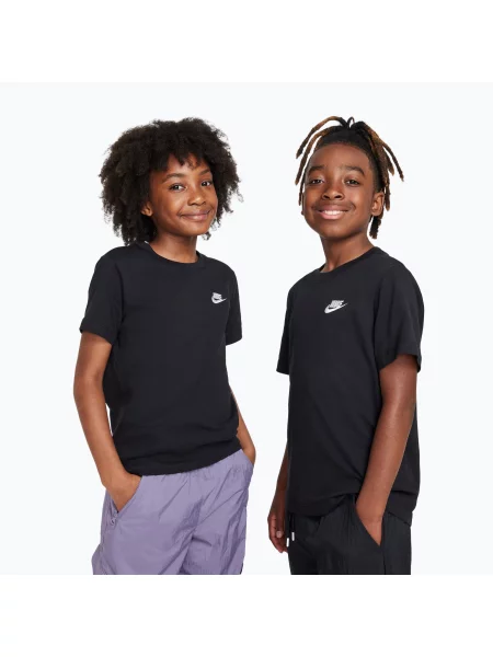 Gyerek póló Nike Sportswear black. Méret: fekete