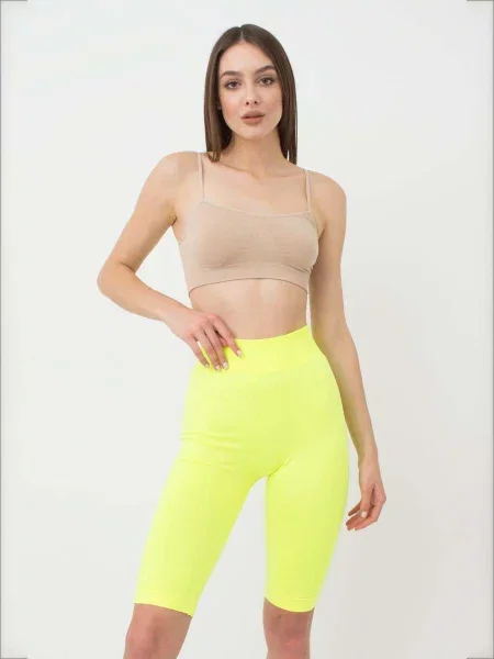 Велосипедки Giulia мікрофібра жовтий