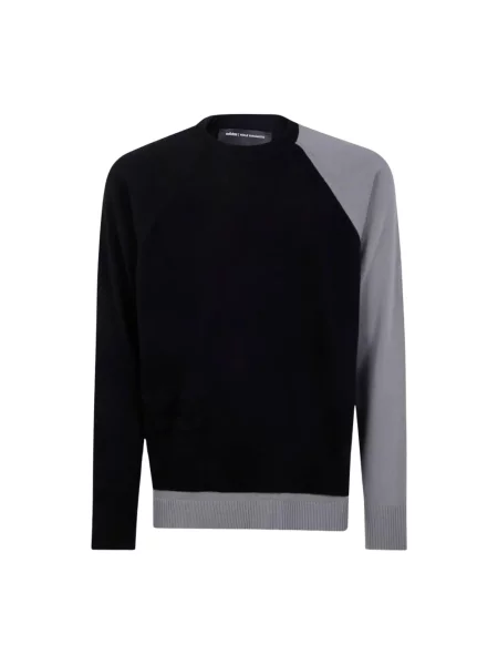 Dzianinowy sweter Y-3 z logo czarny