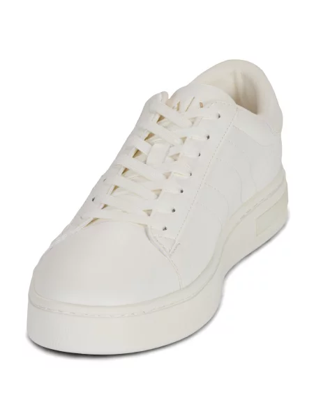 Sneakersy Armani Exchange Krémová bílé