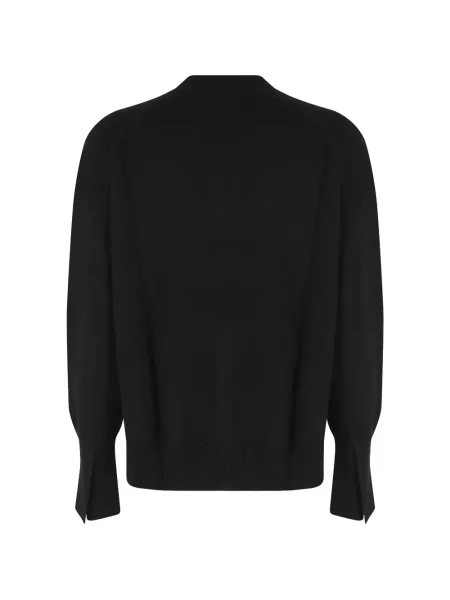 Cardigan Semicouture cu decolteu în V negru
