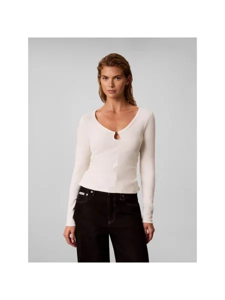 Tričko Calvin Klein Jeans biela