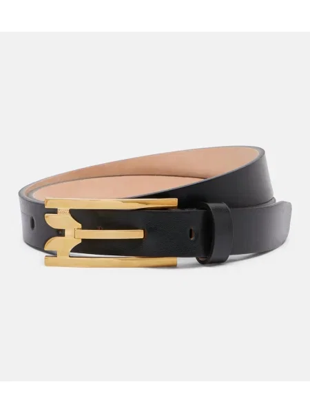 Curea Victoria Beckham din piele negru