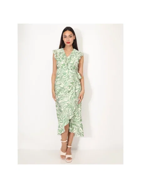 Haljina La Modeuse zelena