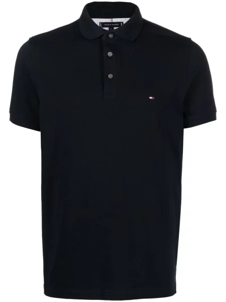 Polo Tommy Hilfiger cu broderie albastru