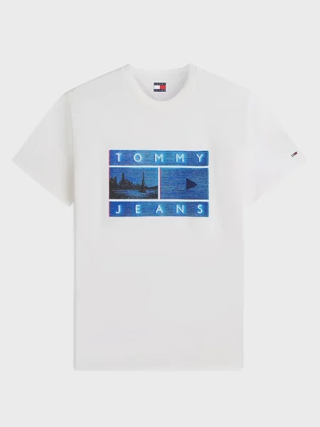 Футболка Tommy Jeans біла