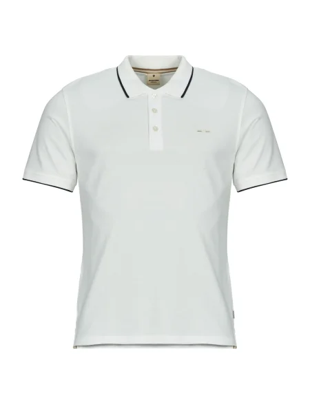 Polokošeľa Jack & Jones biela