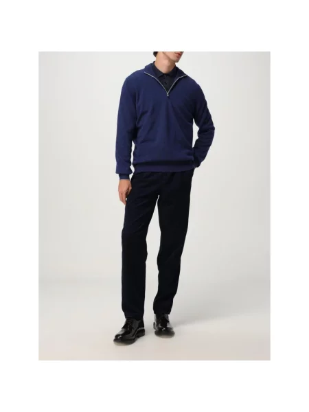 Sweter Brunello Cucinelli niebieski