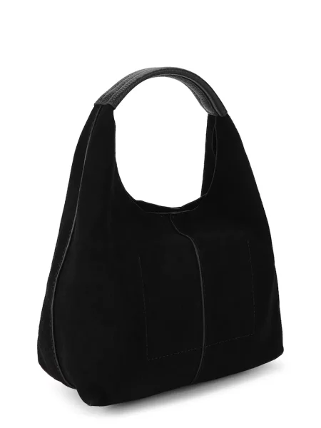 Torebka hobo Kurt Geiger zamszowa czarna