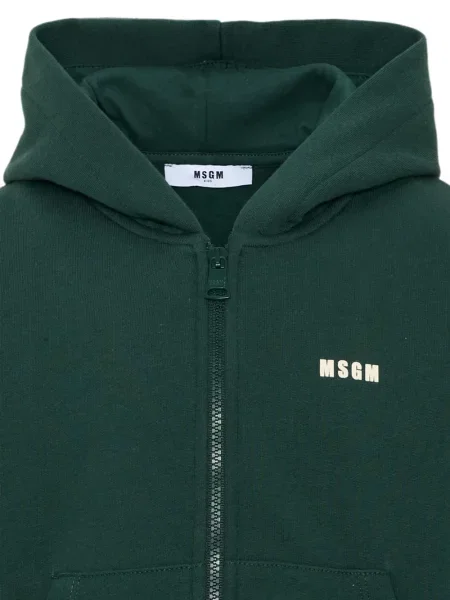 Bluza z kapturem dziecięca Msgm zielona