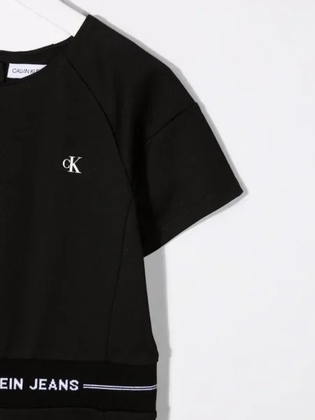 Sukienka dziecięca Calvin Klein czarna