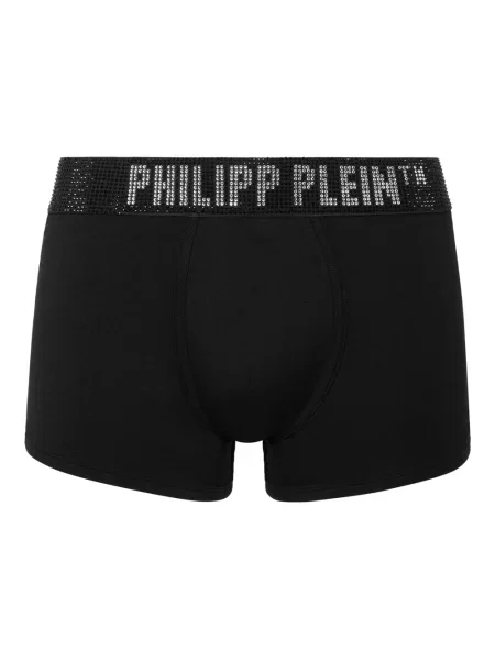 Majtki Philipp Plein z kamieniami czarne