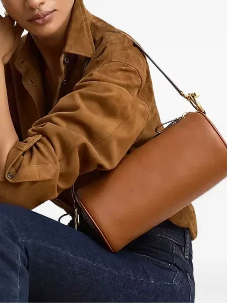 Torebka Lauren Ralph Lauren brązowa