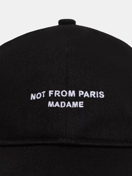 Drôle de Monsieur kapa s šiltom Slogan črna