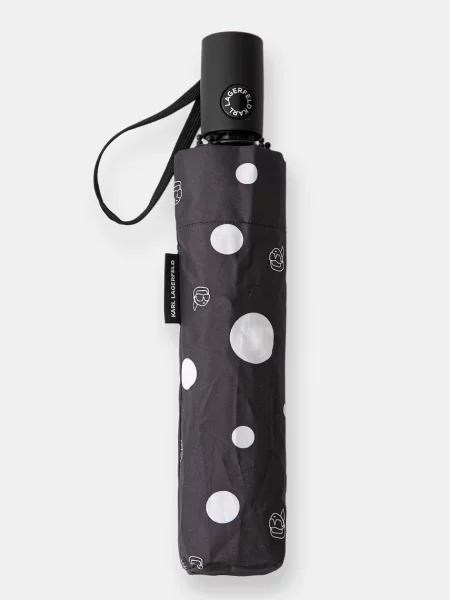 Karl Lagerfeld umbrelă automată IKON negru